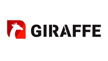Giraffe logo - liggend - kleur